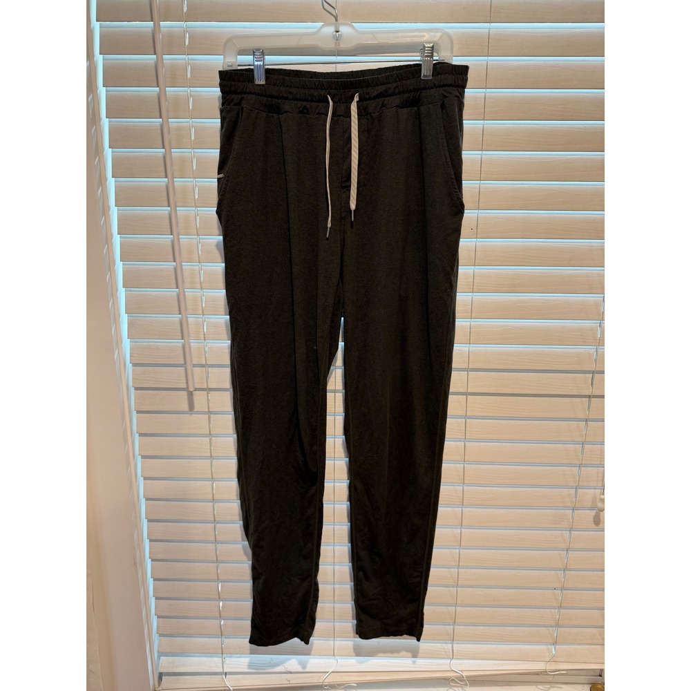 Vuori Sunday Performance Joggers Mens Large Charcoal Heather Gray Sweatpants L